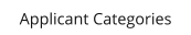 Applicant Categories